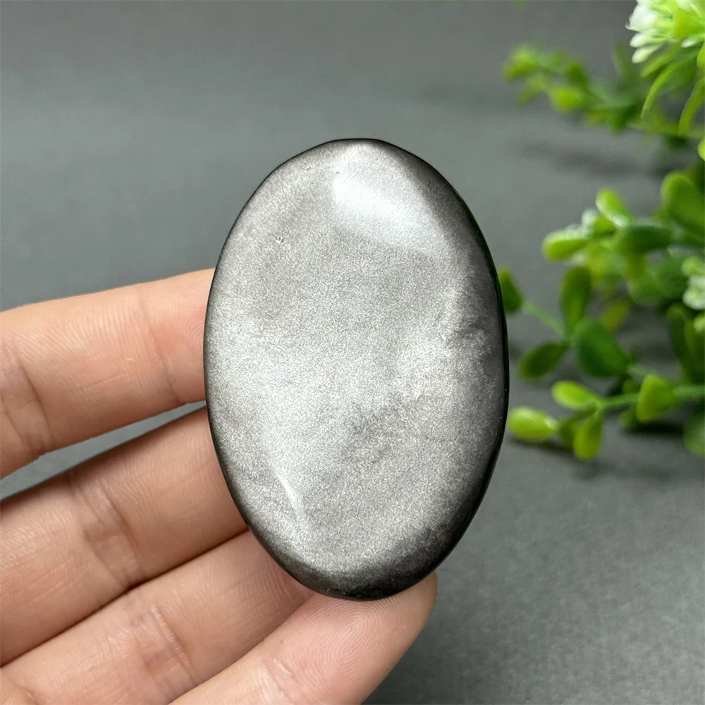 Natural Quartz Silver Obsidian Palm Play Reiki Energy Meditation Healing Hot Compress Stone Home Decor Gift
Natural Quartz Silver Obsidian Palm Play Reiki Energy Meditation Healing Hot Compress Stone Home Decor Gift
