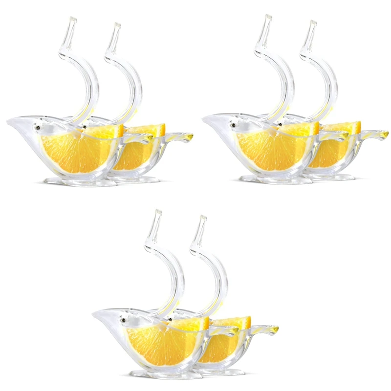 Lemon Squeezer,Lemon Juicer, Acrylic Lemon Manual Juicer Squeezer, Bird Lemon Squeezer (6 Pcs)
Lemon Squeezer,Lemon Juicer, Acrylic Lemon Manual Juicer Squeezer, Bird Lemon Squeezer (6 Pcs)