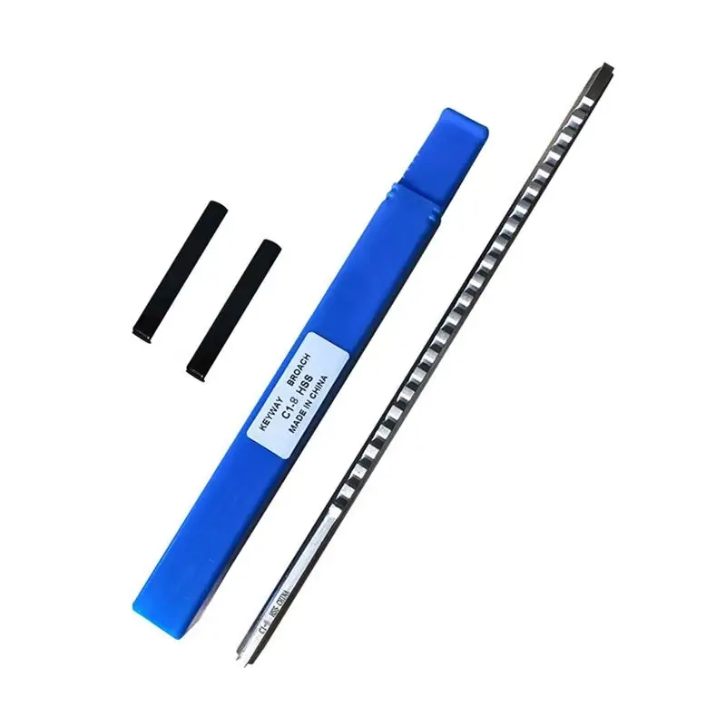 1/4 C Push Type Keyway Broach Inch Sized High Speed Steel HSS Cutting Tool for CNC Broaching Machine Metalworking
1/4 C Push Type Keyway Broach Inch Sized High Speed Steel HSS Cutting Tool for CNC Broaching Machine Metalworking