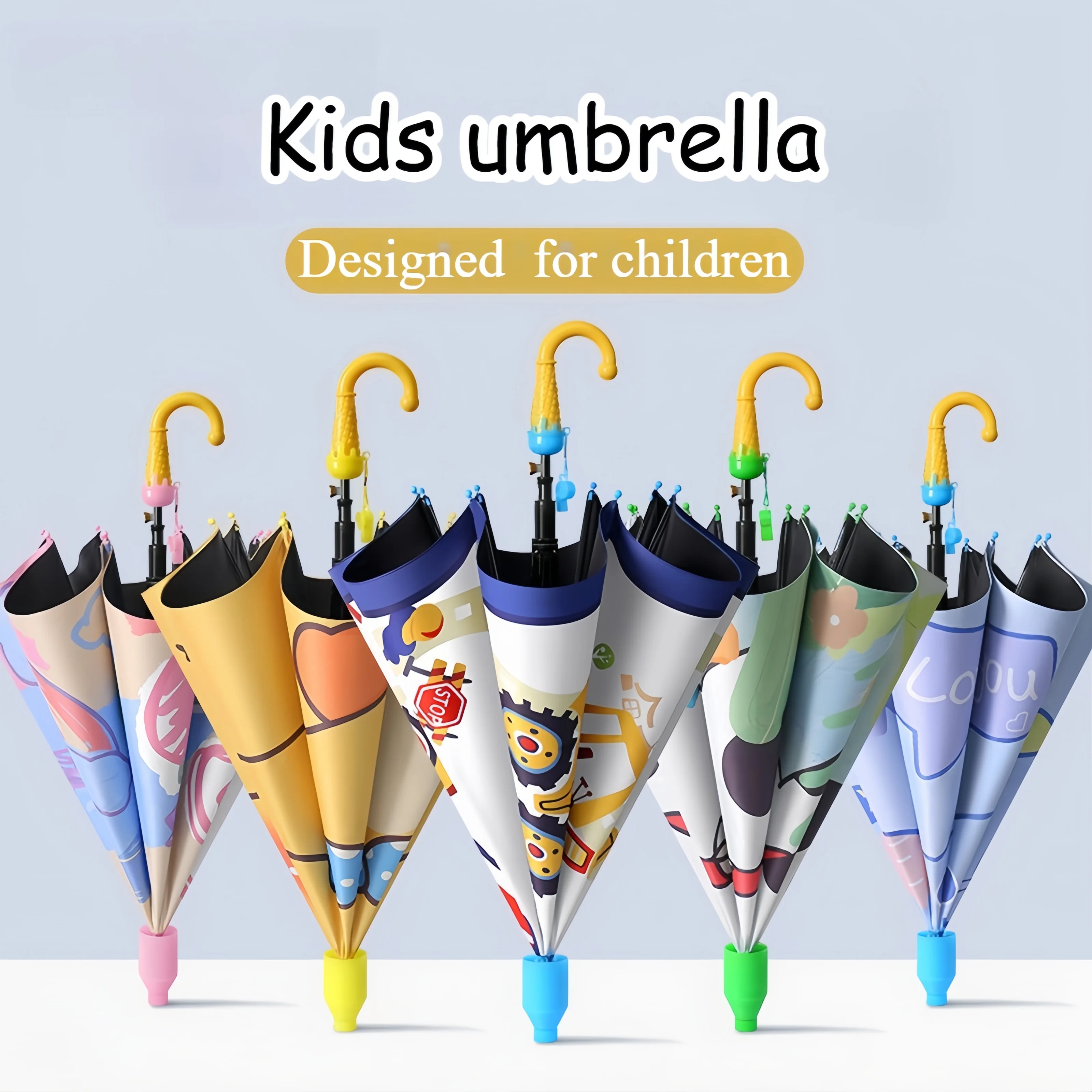 New Kids Umbrella Cartoon Umbrella for Kindergarten Children Primary School Students Babies and Children Lightweight Umbrellas
New Kids Umbrella Cartoon Umbrella for Kindergarten Children Primary School Students Babies and Children Lightweight Umbrellas
