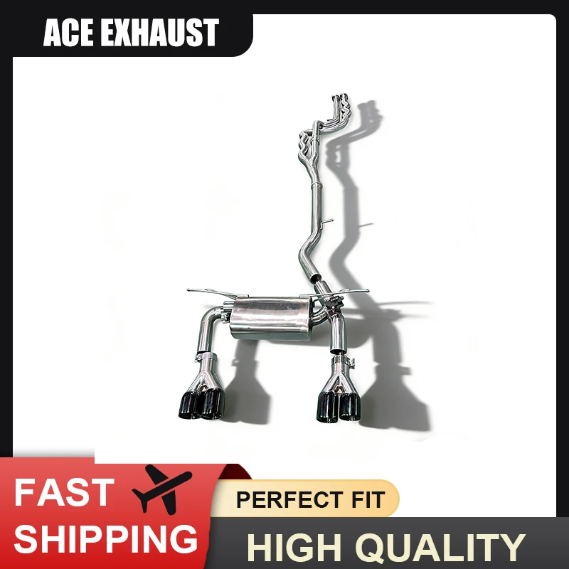 ACE High Performance Exhaust System for BMW S55 M3 F80 M4 F82 M2C F87 3.0T Valved Exhaust Catback Muffler Equal Length Midpipe
ACE High Performance Exhaust System for BMW S55 M3 F80 M4 F82 M2C F87 3.0T Valved Exhaust Catback Muffler Equal Length Midpipe