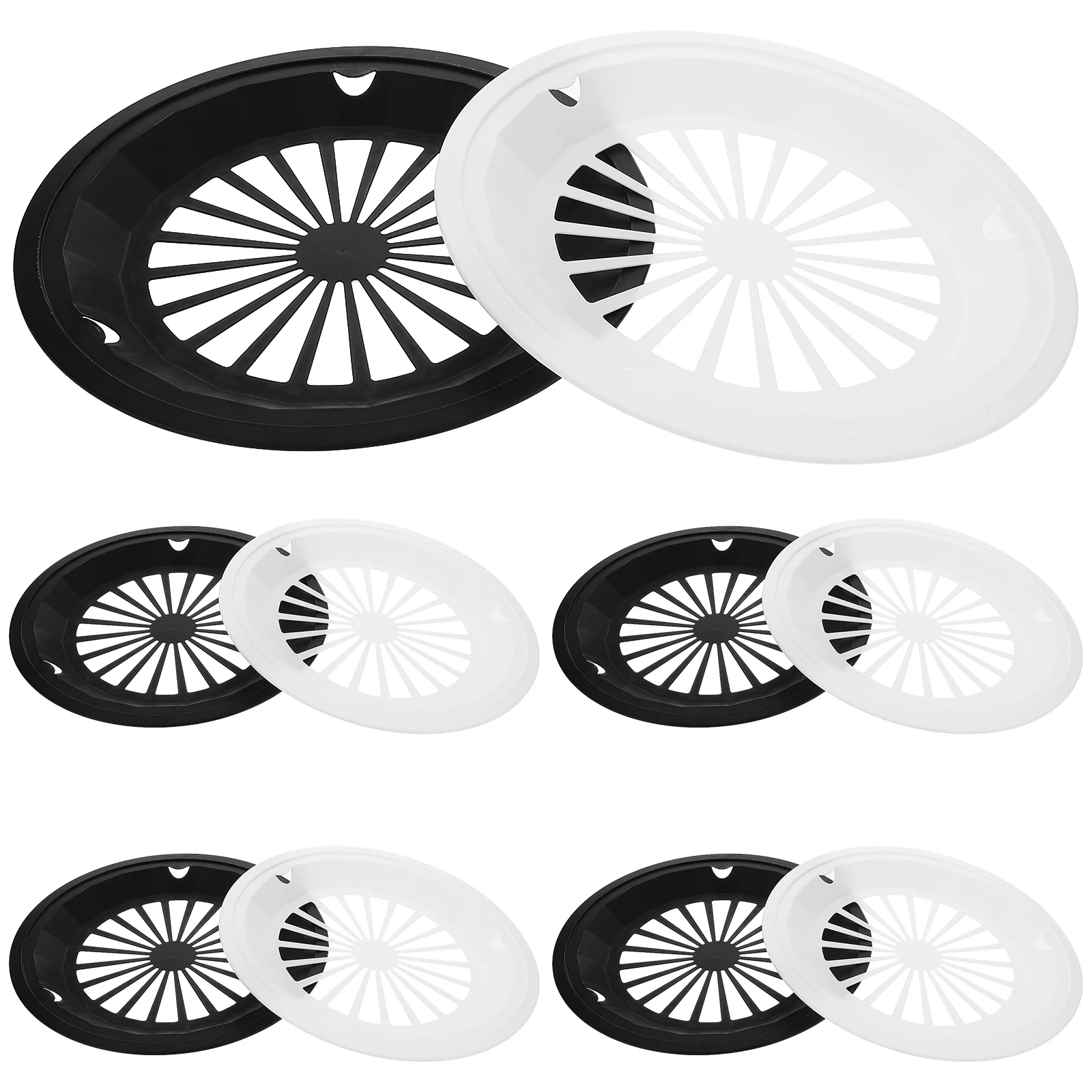 10 Pcs Hollow Picnic Tray Kitchen Drainer Basket Bowl Fruit and Vegetable Draining Grill Plate Plastic Food Baskets
10 Pcs Hollow Picnic Tray Kitchen Drainer Basket Bowl Fruit and Vegetable Draining Grill Plate Plastic Food Baskets