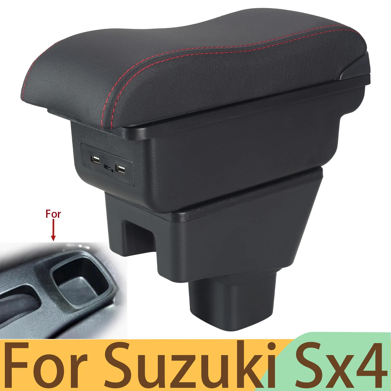 For SUZUKI SX4 Armrest Interior Parts Car Armrest Box Retrofit Parts Storage Box Car Accessories Interior Details
For SUZUKI SX4 Armrest Interior Parts Car Armrest Box Retrofit Parts Storage Box Car Accessories Interior Details