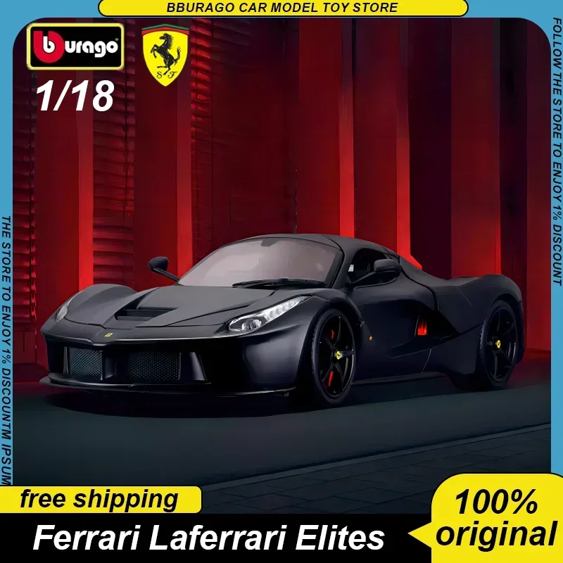 Bburago 1:18 Ferrari Laferrari Elites Sports Car Model Diecast Model Edition Alloy Luxury Vehicle Toys Collection Ornaments Gift
Bburago 1:18 Ferrari Laferrari Elites Sports Car Model Diecast Model Edition Alloy Luxury Vehicle Toys Collection Ornaments Gift