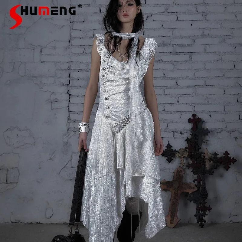 Socialite Ballet Style Velvet Lace Suspender Ruffle Deconstruction Irregular Dress Women's Clothing Kawaii Cool Strap Dresses
Socialite Ballet Style Velvet Lace Suspender Ruffle Deconstruction Irregular Dress Women's Clothing Kawaii Cool Strap Dresses