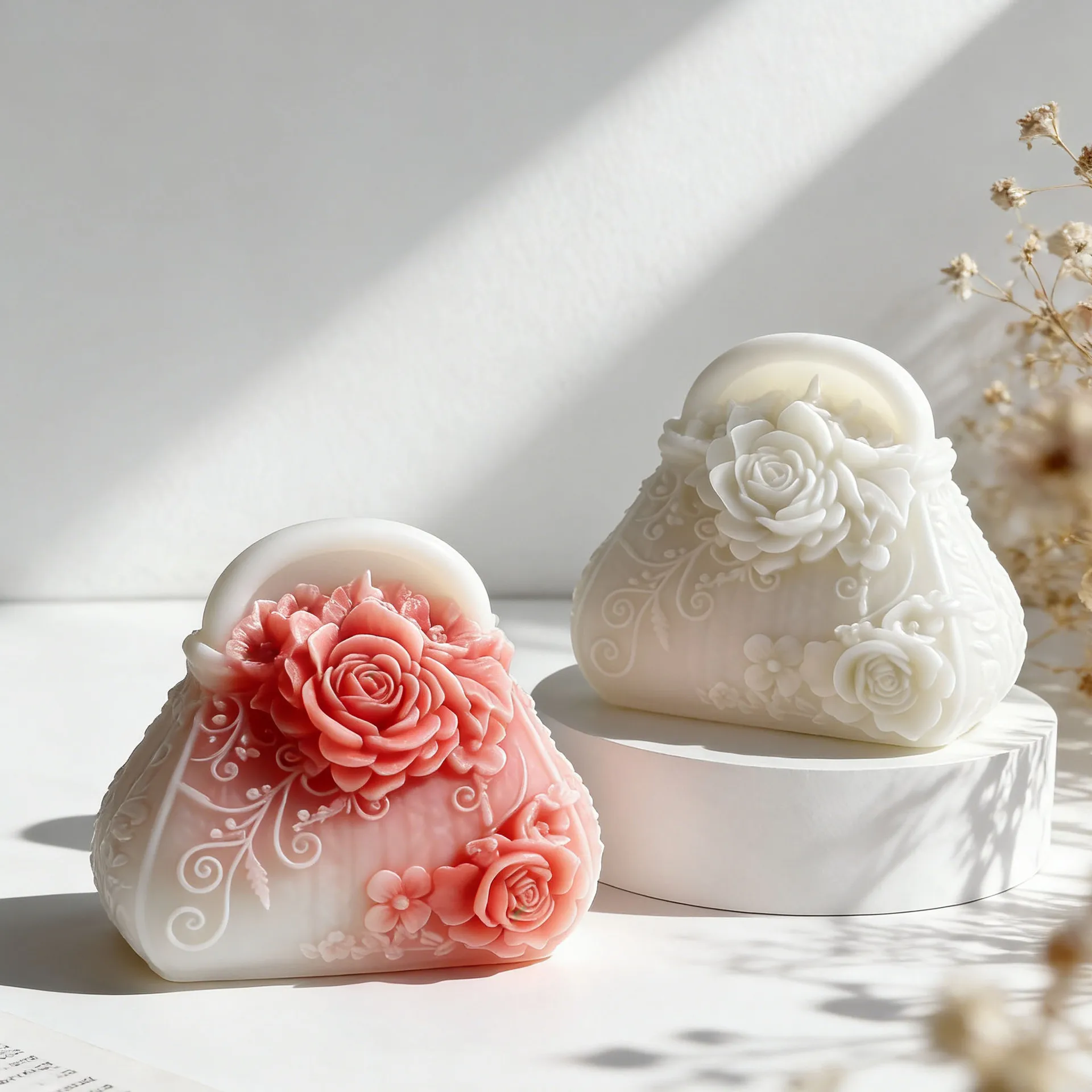 3D рельефная сумка с цветком розы, силиконовая форма, сделай сам, ароматическая свеча, гипсовые формы для литья, женский кошелек, украшение для дома, изготовление поделок
3D рельефная сумка с цветком розы, силиконовая форма, сделай сам, ароматическая свеча, гипсовые формы для литья, женский кошелек, украшение для дома, изготовление поделок