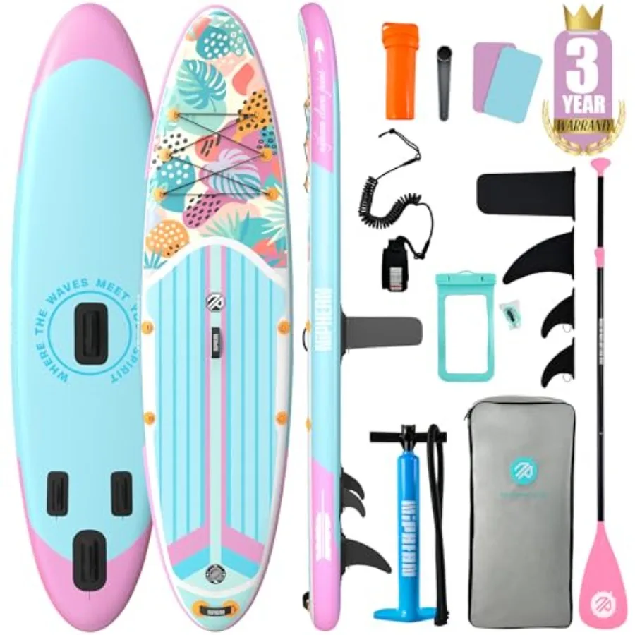 Inflatable Stand Up Paddle Board for adults and youth of all skill levels PVC material blue anti-slip EVA deck with full SUP ac
Inflatable Stand Up Paddle Board for adults and youth of all skill levels PVC material blue anti-slip EVA deck with full SUP ac