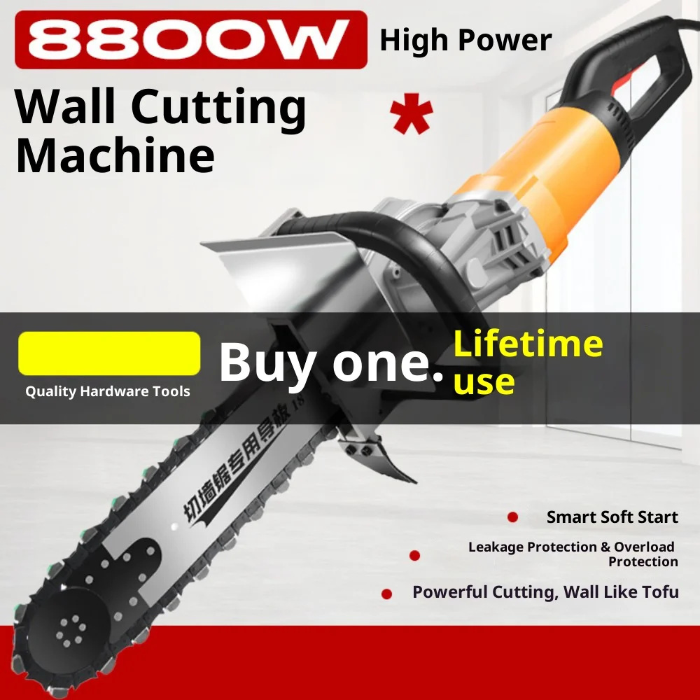 220V High-Power Portable Dust-Free Wall Cutting Machine - Multifunctional for Concrete/Stone & Door/Window Renovation
220V High-Power Portable Dust-Free Wall Cutting Machine - Multifunctional for Concrete/Stone & Door/Window Renovation