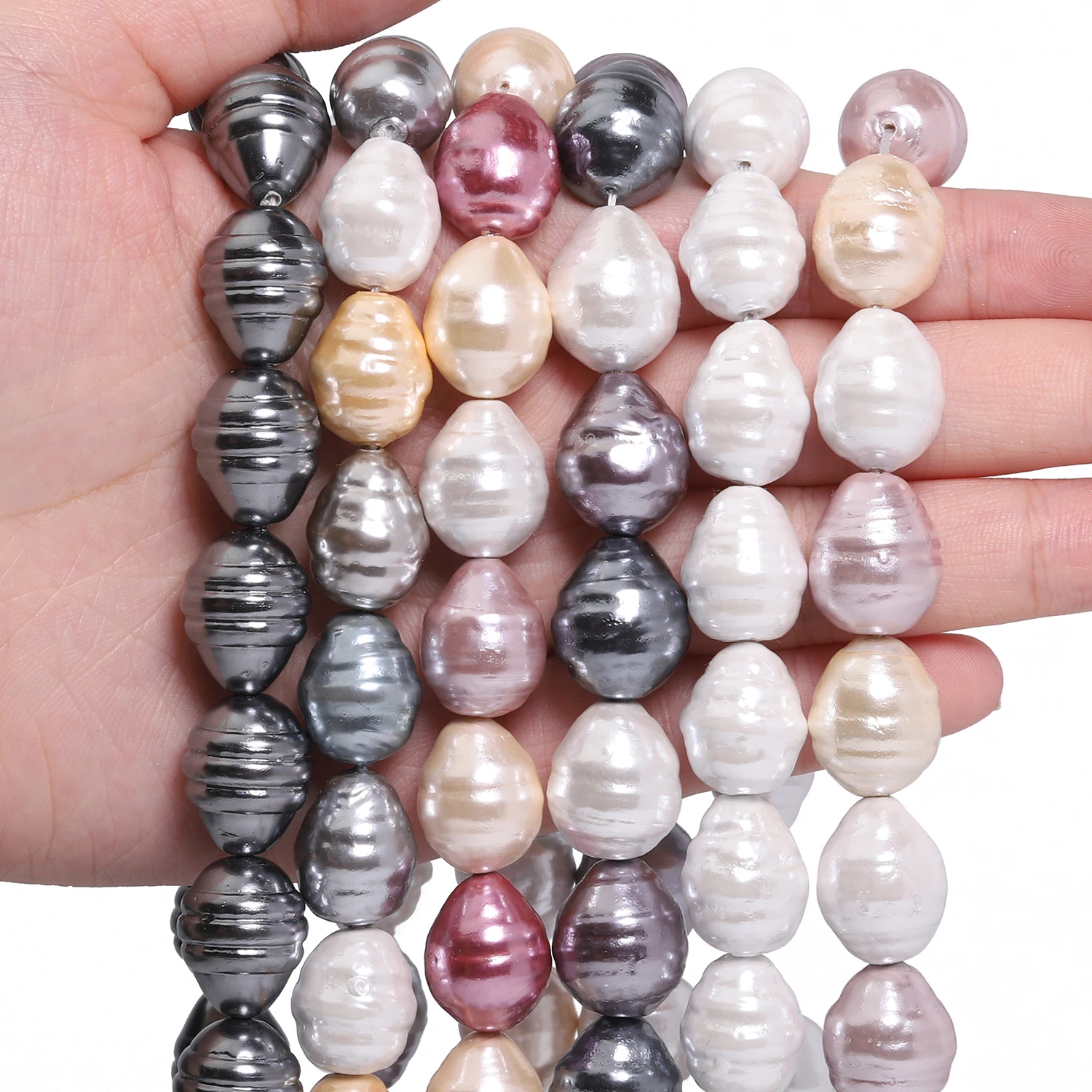 10pcs 13x16mm Imitation Pearl Glass Loose Beads Spiral Shape Beads for Elegant Jewelry Making Diy Necklace Bracelet Accessories
10pcs 13x16mm Imitation Pearl Glass Loose Beads Spiral Shape Beads for Elegant Jewelry Making Diy Necklace Bracelet Accessories