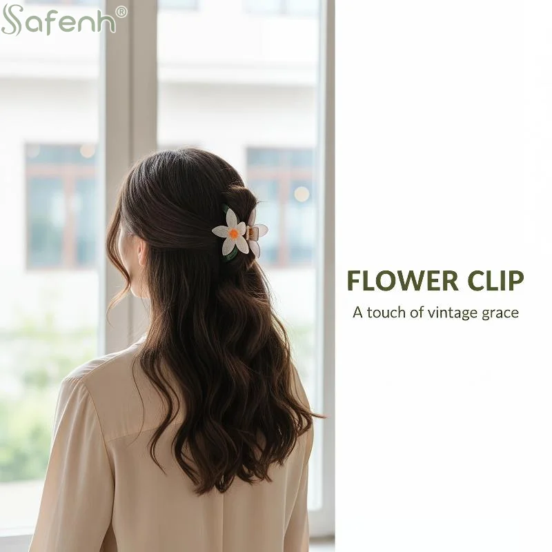 Fashion Large Colorful Flower Hair Claw Forest Style Claw Clips Retro Trendy Hair Clips For Women Girls Hair Accessories
Fashion Large Colorful Flower Hair Claw Forest Style Claw Clips Retro Trendy Hair Clips For Women Girls Hair Accessories