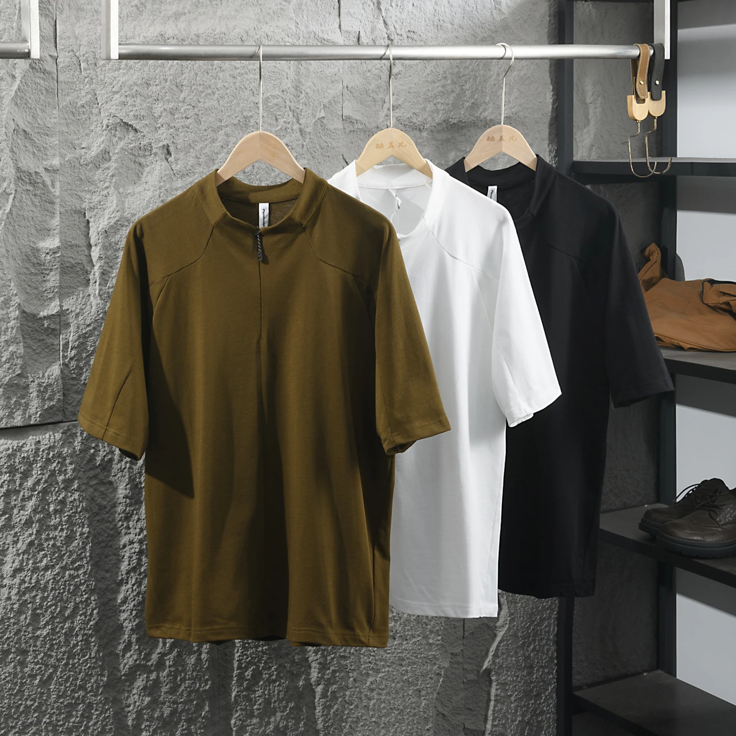Deconstructed Patchwork Half Zipper Summer Men's American Loose Fit High Street Half Sleeve Casual Pure Cotton Short Sleeve T...
Deconstructed Patchwork Half Zipper Summer Men's American Loose Fit High Street Half Sleeve Casual Pure Cotton Short Sleeve T...