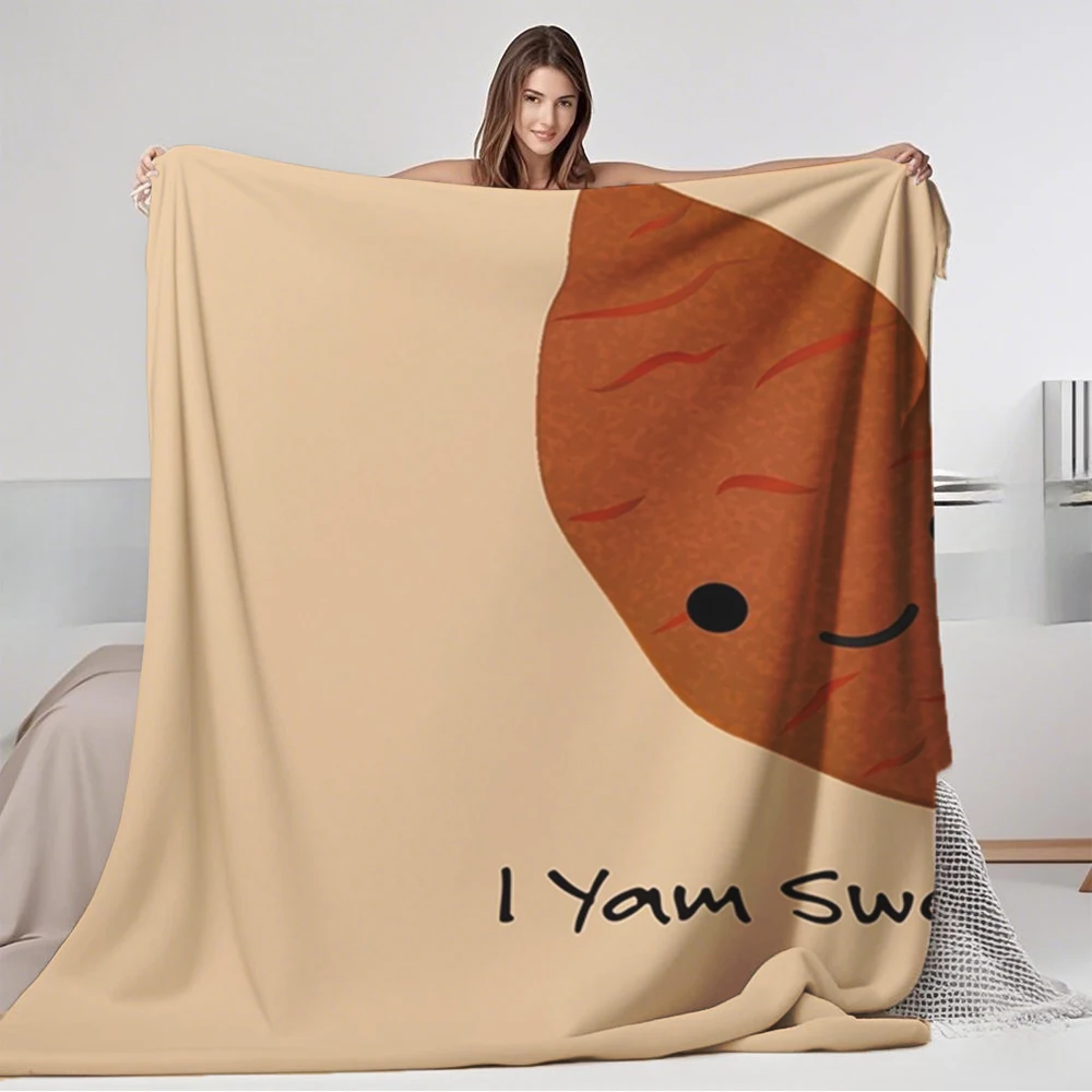 Lovely Gift Flannel Bed Blanket I Yam Sweet Cute Modern Minimalist Double-sided Throw Moisture-wicking No-shedding Blankets
Lovely Gift Flannel Bed Blanket I Yam Sweet Cute Modern Minimalist Double-sided Throw Moisture-wicking No-shedding Blankets
