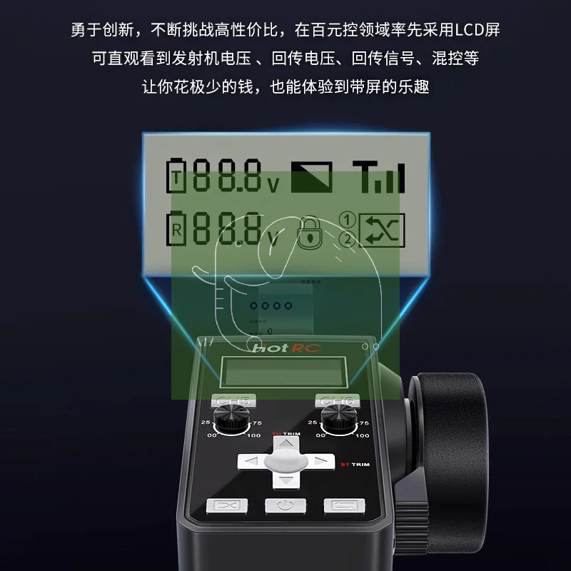 Remote Controller 1PCS CT-6A 6CH 2.4GHz Radio System Transmitter With F-06A 6Ch Receiver For RC Car Boat Tank
Remote Controller 1PCS CT-6A 6CH 2.4GHz Radio System Transmitter With F-06A 6Ch Receiver For RC Car Boat Tank