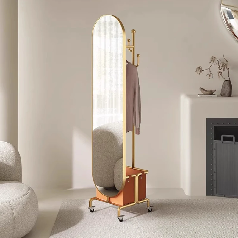 Italian full-body mirror mobile hanger integrated floor mirror household wall-attached body mirror bedroom rotation
Italian full-body mirror mobile hanger integrated floor mirror household wall-attached body mirror bedroom rotation