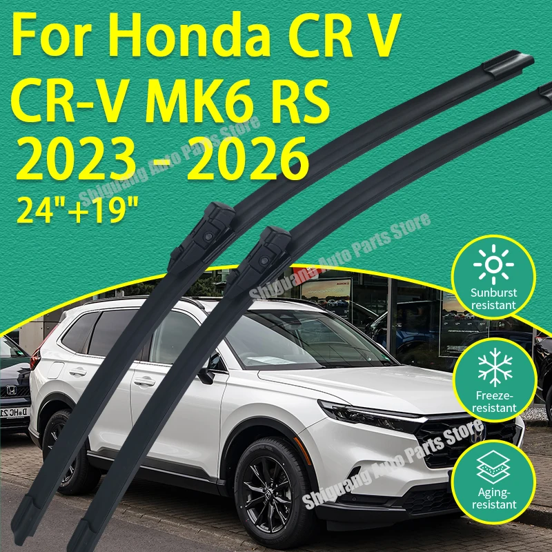 Front Silicone Coating Wipers for Honda CR V CR-V MK6 RS 2023 - 2026 Car Wiper Windshield Windscreen Blades Accessories 2024
Front Silicone Coating Wipers for Honda CR V CR-V MK6 RS 2023 - 2026 Car Wiper Windshield Windscreen Blades Accessories 2024