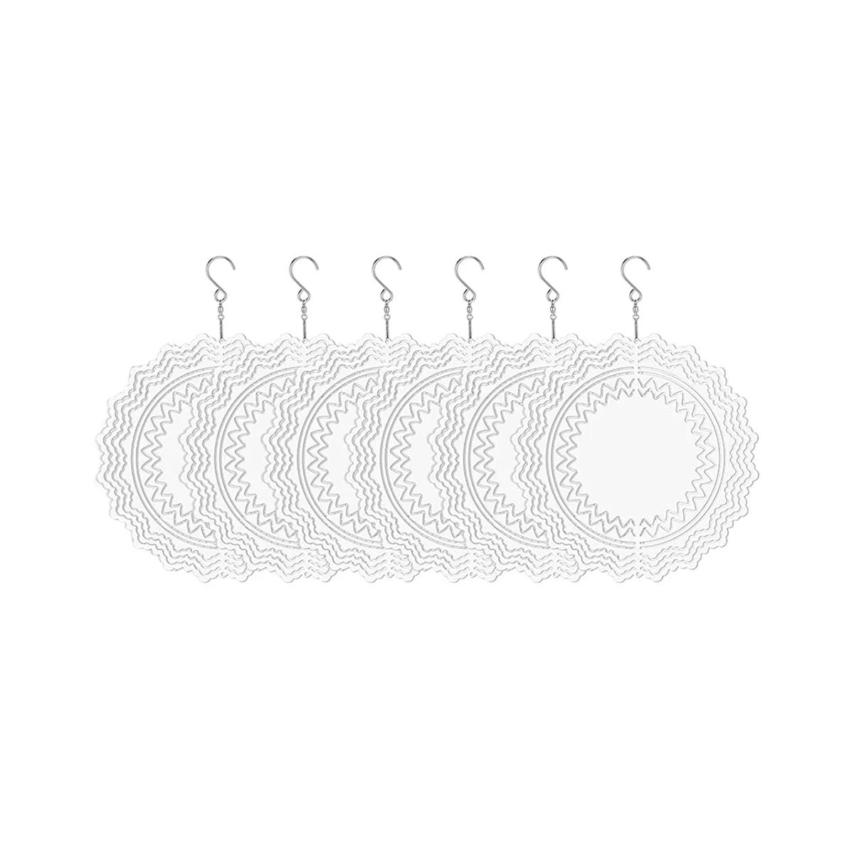6Pack 10 Inch Sublimation Wind Spinner Blanks 3D Wind Spinners Hanging Wind Sculpture for Outdoor Garden Yard Decoration
6Pack 10 Inch Sublimation Wind Spinner Blanks 3D Wind Spinners Hanging Wind Sculpture for Outdoor Garden Yard Decoration