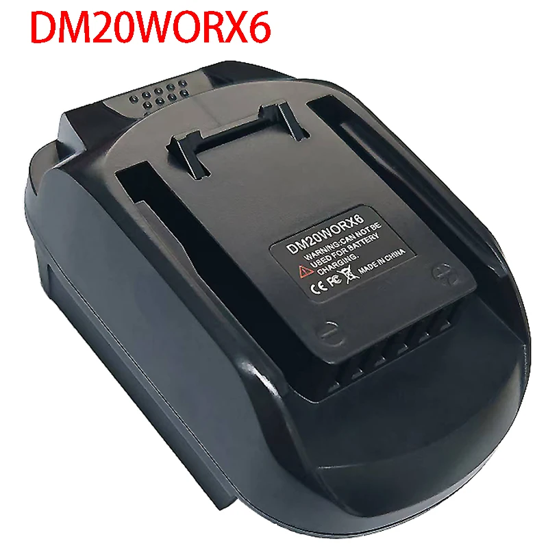 DM20WORX6 Battery Adapter For Dewalt 20V18V XR Milwaukee 18V M18 Li-ion Batteries Converts To for Worx 20V Battery Power Tools
DM20WORX6 Battery Adapter For Dewalt 20V18V XR Milwaukee 18V M18 Li-ion Batteries Converts To for Worx 20V Battery Power Tools
