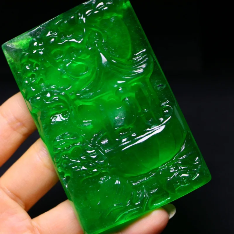 Jadeite Quartzite Landscape Sign Full green translucent landscape sign Shanshui brand pendants wholesale supply for live streami
Jadeite Quartzite Landscape Sign Full green translucent landscape sign Shanshui brand pendants wholesale supply for live streami