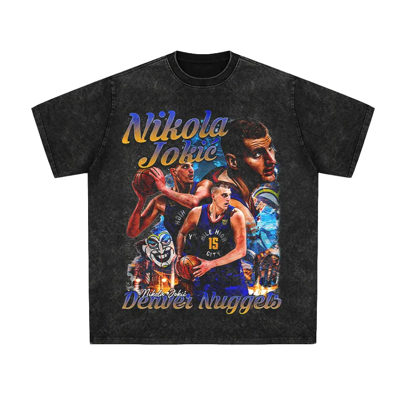 2025 Nikola Jokic, A Short-sleeved American Casual Heavyweight T-shirt Man From The Denver Nuggets
2025 Nikola Jokic, A Short-sleeved American Casual Heavyweight T-shirt Man From The Denver Nuggets