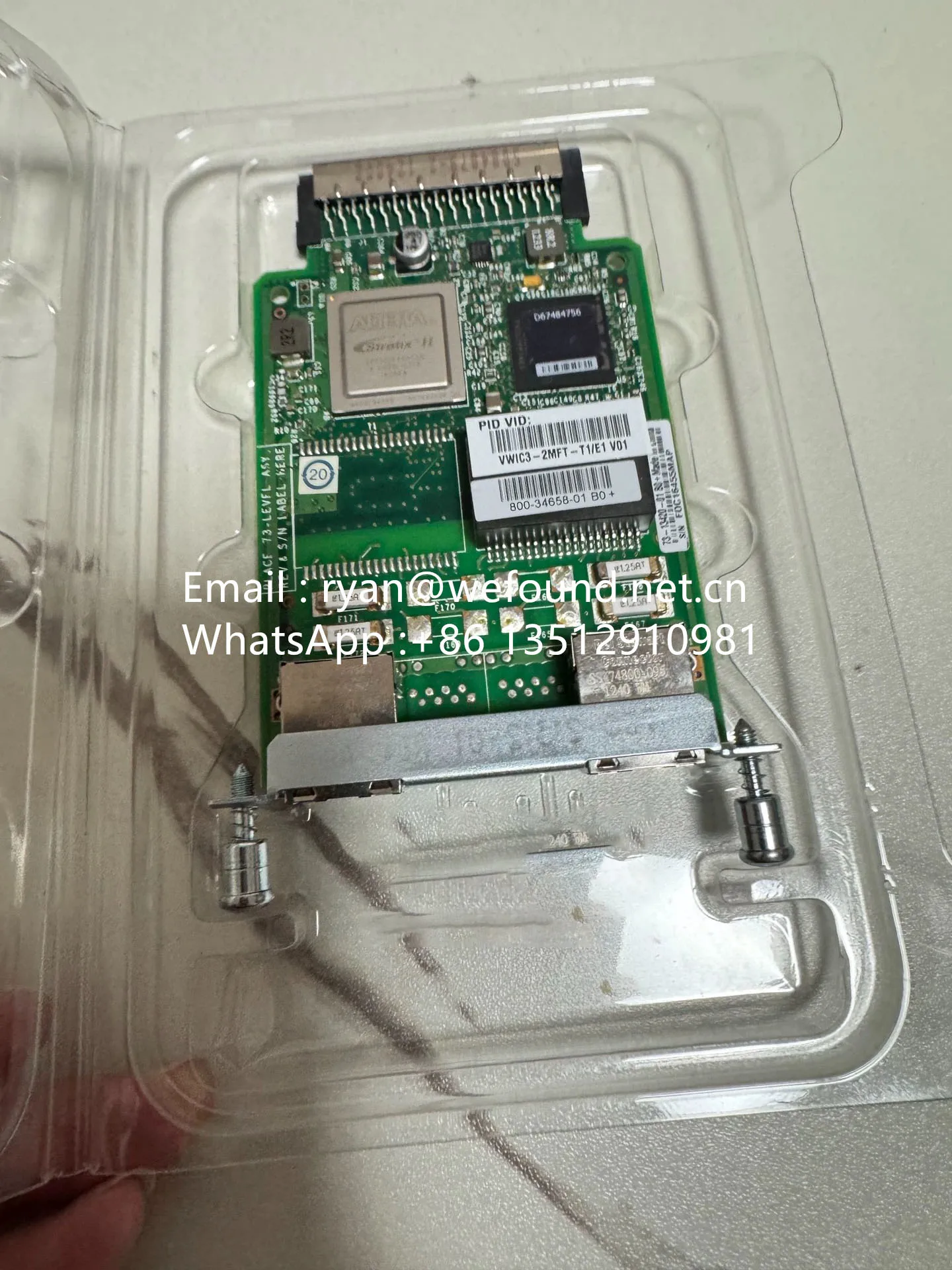 VWIC3-2MFT-T1/E1 module