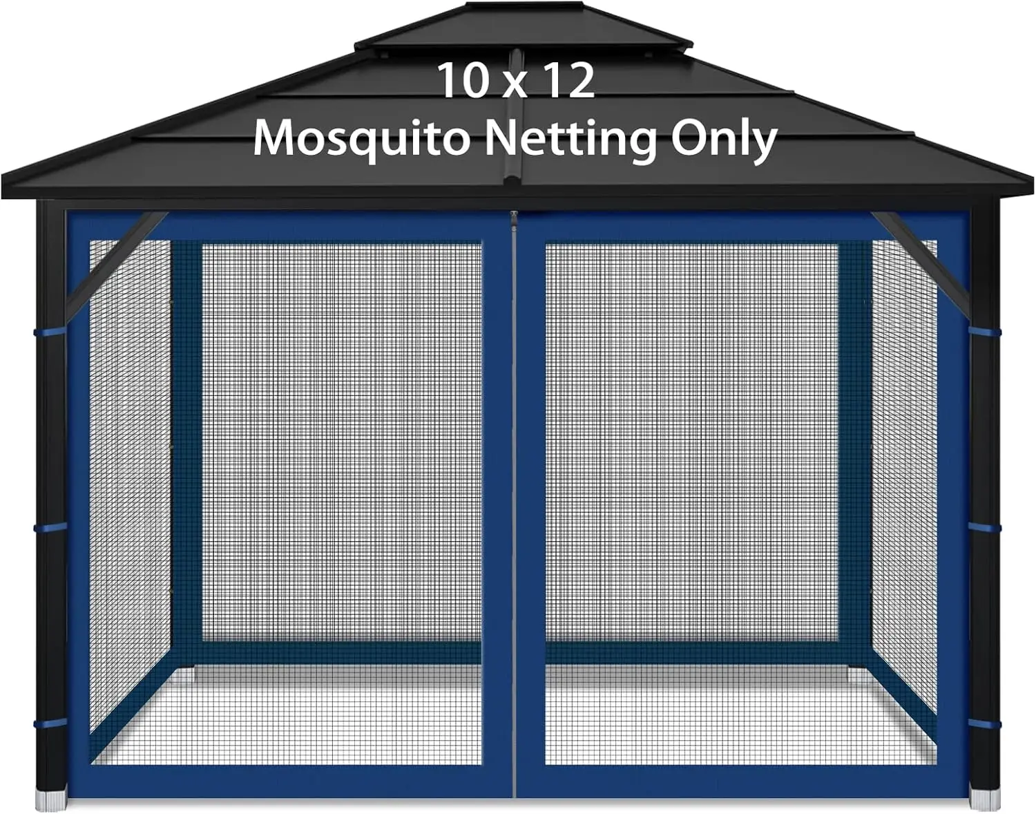 Gazebo Replacement Mosquito Netting Outdoor Universal Gazebo Canopy 4 Panels Screen Sidewalls with Zipper for Patio Garden (Navy
Gazebo Replacement Mosquito Netting Outdoor Universal Gazebo Canopy 4 Panels Screen Sidewalls with Zipper for Patio Garden (Navy
