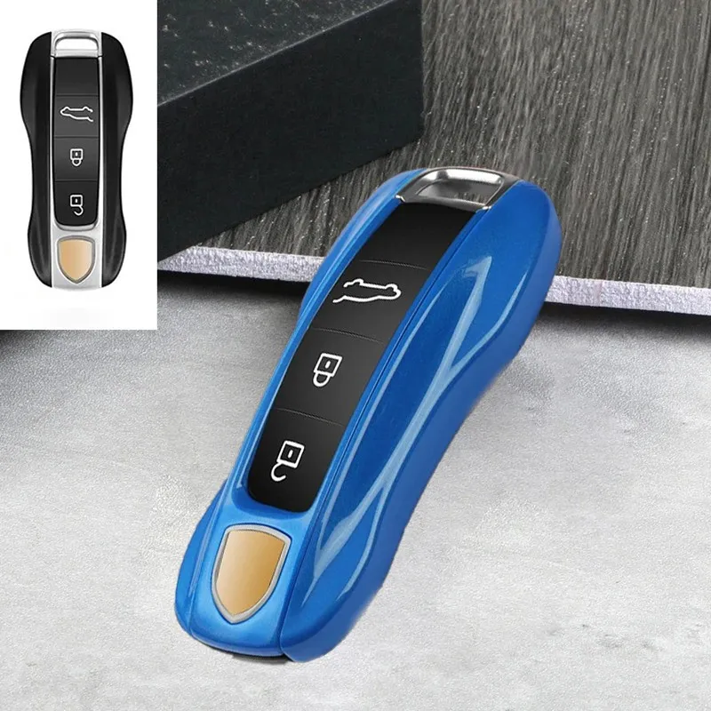 Blue Smart Key Cover Shell Holder Case for Porsche Cayenne Panamera Macan 911
Blue Smart Key Cover Shell Holder Case for Porsche Cayenne Panamera Macan 911