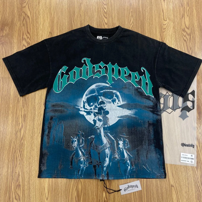 2025 Summer GODSPEED T-Shirt Men Women High Quality Cotton Printing Tees God Speed Top Short Sleeve T Shirts
2025 Summer GODSPEED T-Shirt Men Women High Quality Cotton Printing Tees God Speed Top Short Sleeve T Shirts