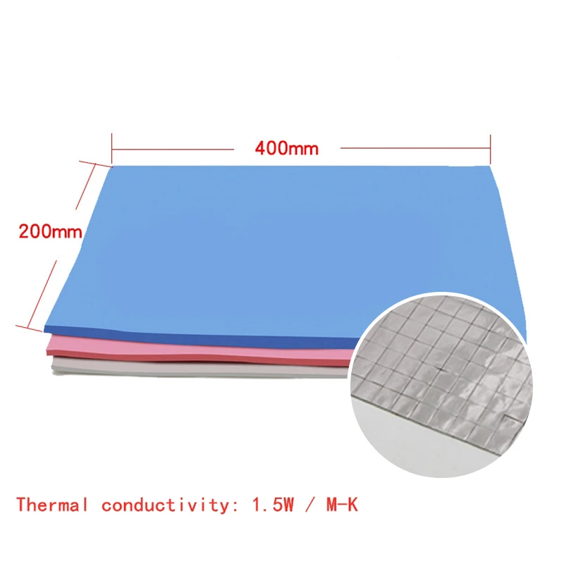 Heat Conductive Silicone Pad High Temperature Insulation LED IC Main Board Aluminum Substrate Computer Graphics Card Heat Sink
Heat Conductive Silicone Pad High Temperature Insulation LED IC Main Board Aluminum Substrate Computer Graphics Card Heat Sink