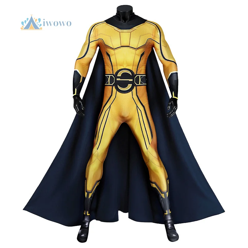 Halloween Sentry Adult Cosplay Costume Yellow Bodysuit Men Comic Con Battle Suit Sentry Jumpsuit Cloak Christmas Outfit
Halloween Sentry Adult Cosplay Costume Yellow Bodysuit Men Comic Con Battle Suit Sentry Jumpsuit Cloak Christmas Outfit