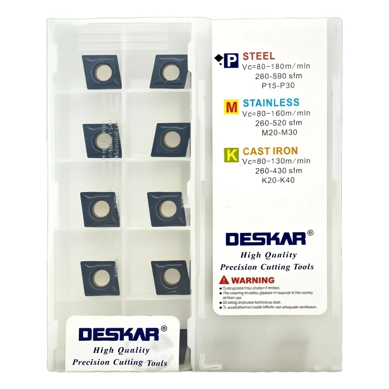 10pcs Deskar CCMT09T304 CCMT09T308 LF9218 Turning Tools Carbide Inserts Lathe Cutter Cutting For Steel Parts
10pcs Deskar CCMT09T304 CCMT09T308 LF9218 Turning Tools Carbide Inserts Lathe Cutter Cutting For Steel Parts
