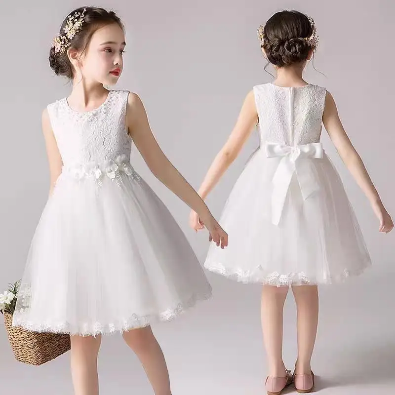 Children's Day Hostess Dress Girls' Princess Skirt White Dress Children's Fashionable Summer Outfit Performance Costume
Children's Day Hostess Dress Girls' Princess Skirt White Dress Children's Fashionable Summer Outfit Performance Costume