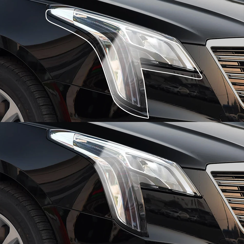 Custom Fit for Cadillac XTS 2018-2019 High-Gloss Smoke Black Headlight Protective Film TPU PPF Pre Cut Anti-Scratch Vinyl Kit
Custom Fit for Cadillac XTS 2018-2019 High-Gloss Smoke Black Headlight Protective Film TPU PPF Pre Cut Anti-Scratch Vinyl Kit