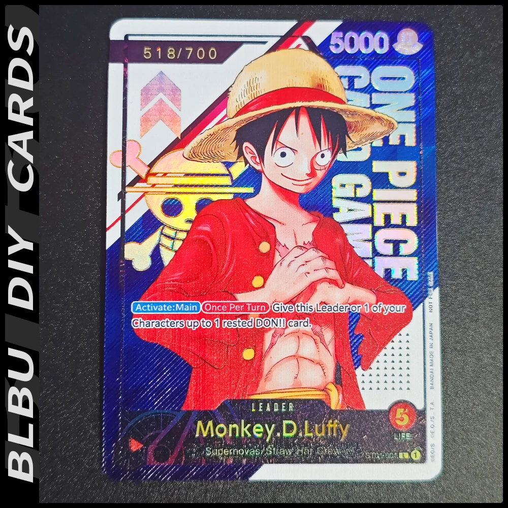 BLBU ACG OPCG Card One Piece Collectible Card Anime Card Monkey D. Luffy Roronoa Zoro Card OP DIY English Cards 2nd gear
BLBU ACG OPCG Card One Piece Collectible Card Anime Card Monkey D. Luffy Roronoa Zoro Card OP DIY English Cards 2nd gear