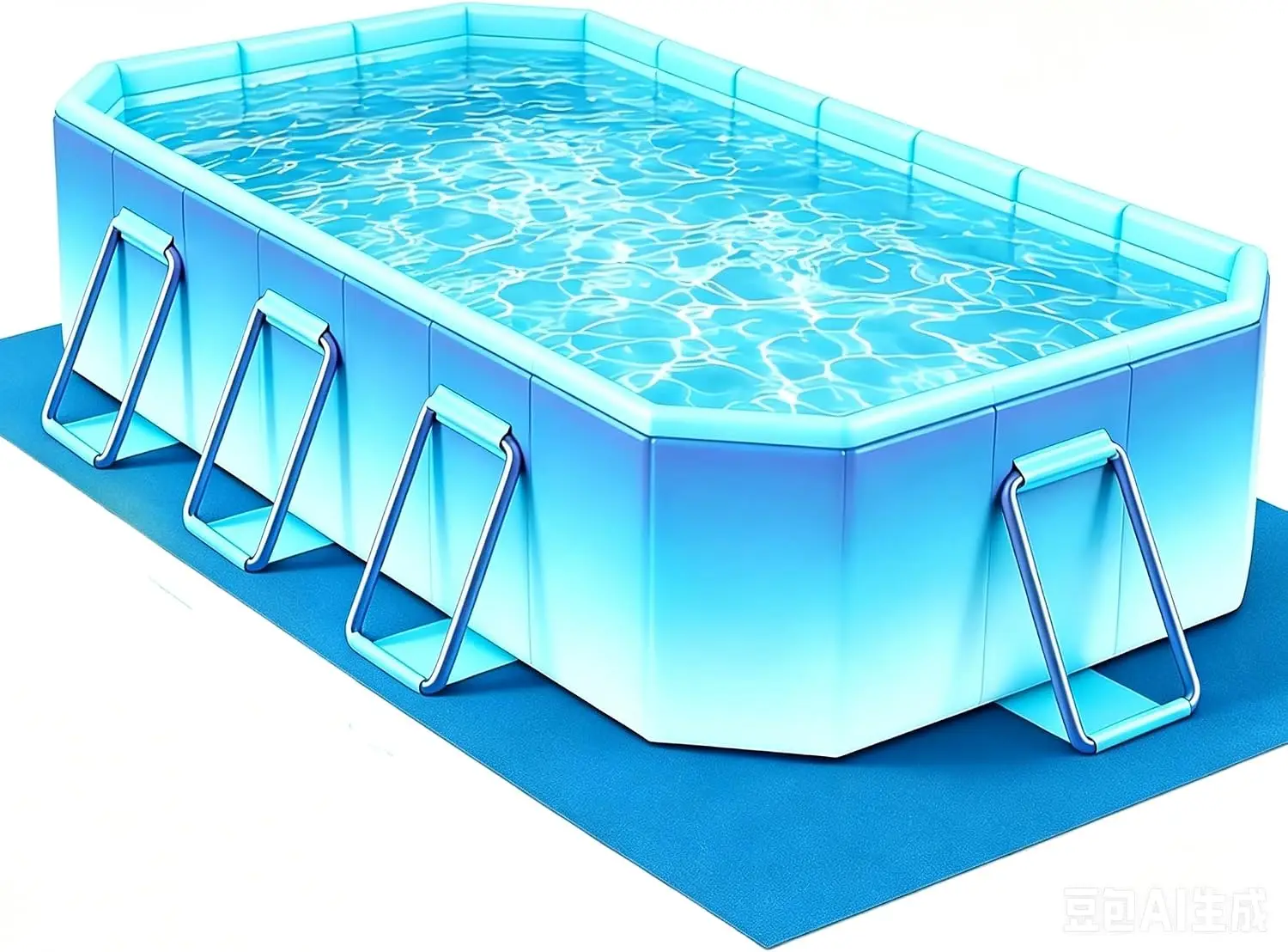 Foldable Swimming Pool for Adults with Ground Cloth - Non-Inflatable Pools for Backyard Garden Outdoor Summer Water Party Colla
Foldable Swimming Pool for Adults with Ground Cloth - Non-Inflatable Pools for Backyard Garden Outdoor Summer Water Party Colla