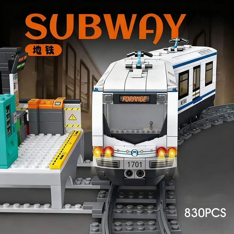 Electric City Metro Train Building Blocks Kit - MOC High-Speed Rail with Green Train Cars Tracks DIY Model Set for Kids Toy Gift
Electric City Metro Train Building Blocks Kit - MOC High-Speed Rail with Green Train Cars Tracks DIY Model Set for Kids Toy Gift