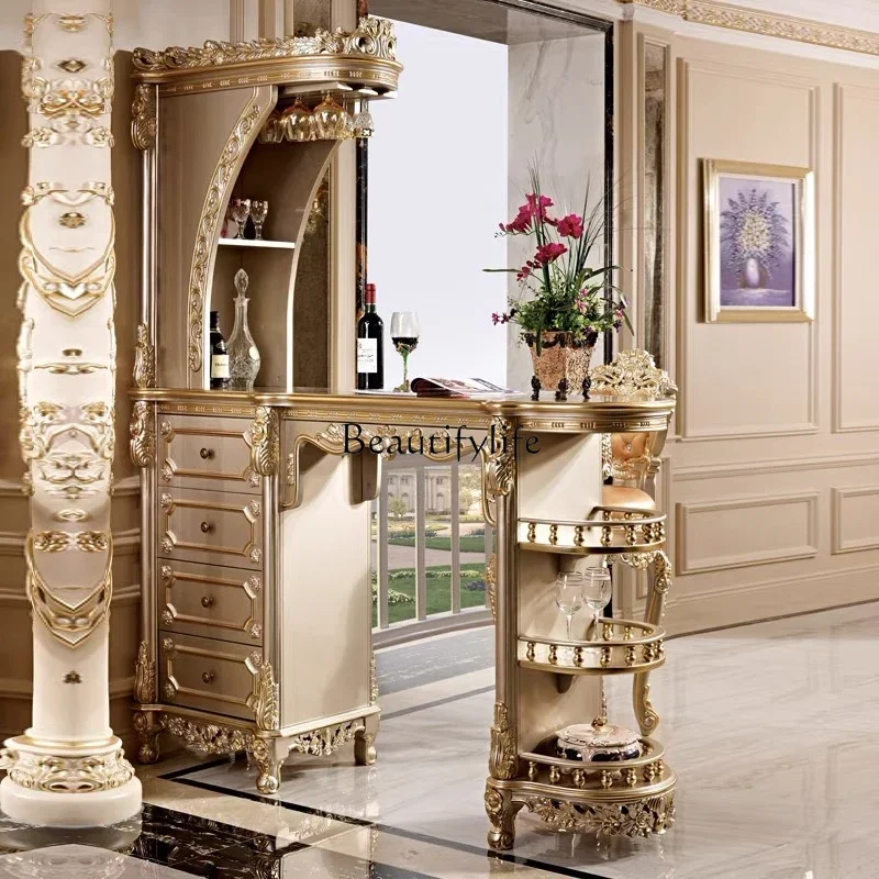 02European solid wood door partition cabinet living room bar table locker
02European solid wood door partition cabinet living room bar table locker