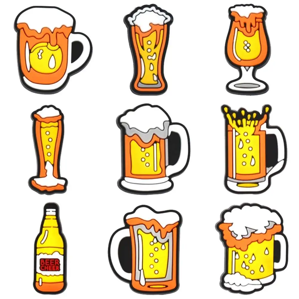 Hot Sale 1pcs PVC Shoe Accessories for Crocs Charms Beer Badge Women Sandals Buckle Kids Pins Men Decoration Jeans X-mas Gift
Hot Sale 1pcs PVC Shoe Accessories for Crocs Charms Beer Badge Women Sandals Buckle Kids Pins Men Decoration Jeans X-mas Gift