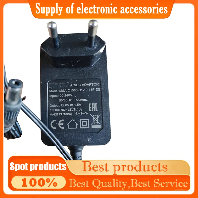 Original MSA-C1500IC12.0-18P-DE power adapter 12V1.5A router set-top box audio charger
Original MSA-C1500IC12.0-18P-DE power adapter 12V1.5A router set-top box audio charger