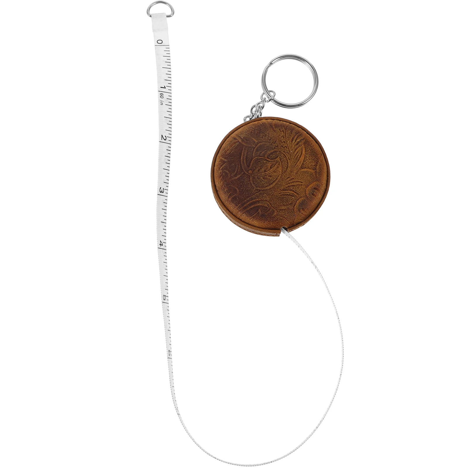 Mini 1.5m Cowhide Tape Measure Keychain Vintage Round Portable Retractable for Body Measurement Travel Outdoor
Mini 1.5m Cowhide Tape Measure Keychain Vintage Round Portable Retractable for Body Measurement Travel Outdoor