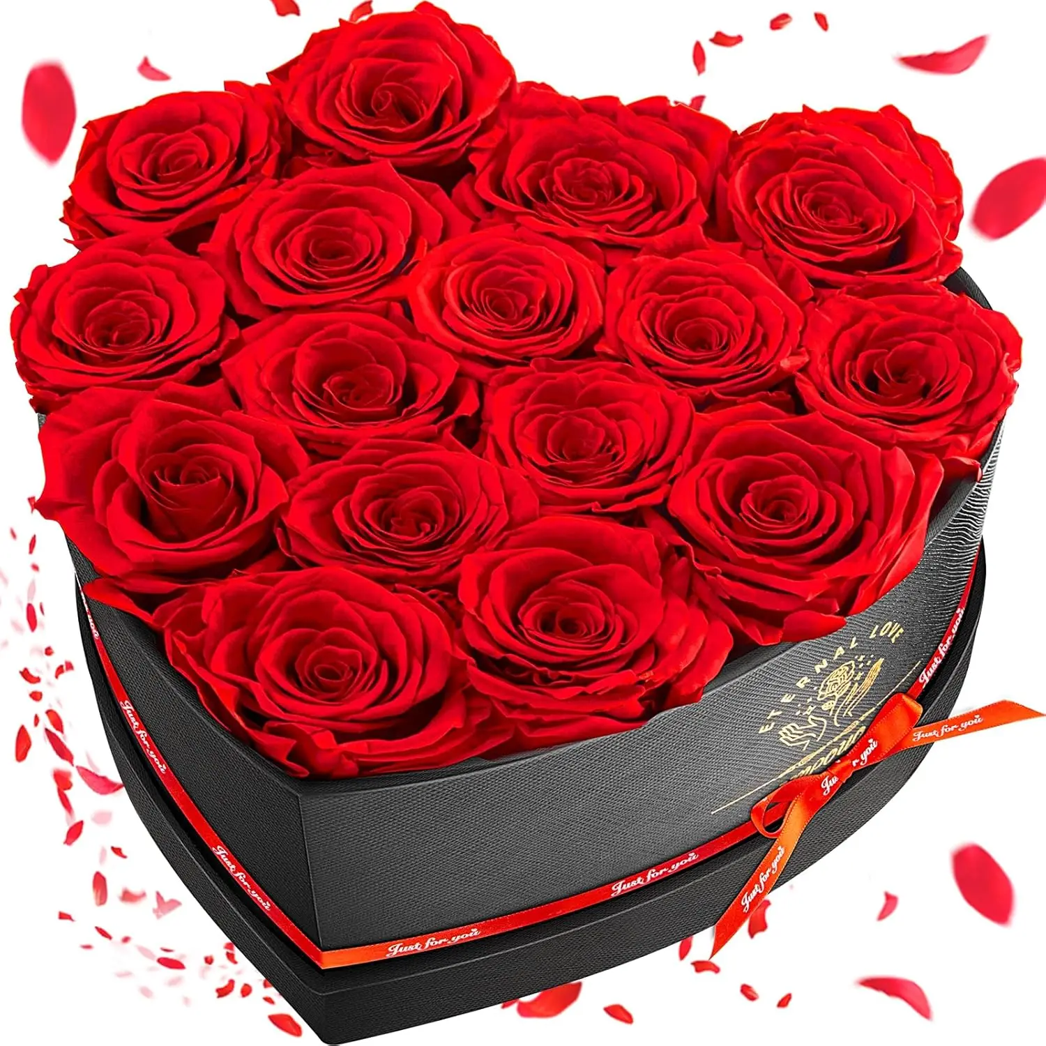 16-Piece Preserved Rose Gift Set for Women, Eternal Flowers for Mother's Day, Valentine's, Christmas - Red Roses
16-Piece Preserved Rose Gift Set for Women, Eternal Flowers for Mother's Day, Valentine's, Christmas - Red Roses