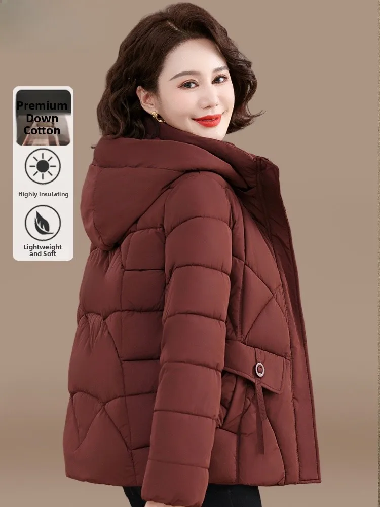 Зимняя модная куртка Sli Du из хлопка для женщин 40-49 лет, свободного кроя, с капюшоном, на молнии
Зимняя модная куртка Sli Du из хлопка для женщин 40-49 лет, свободного кроя, с капюшоном, на молнии