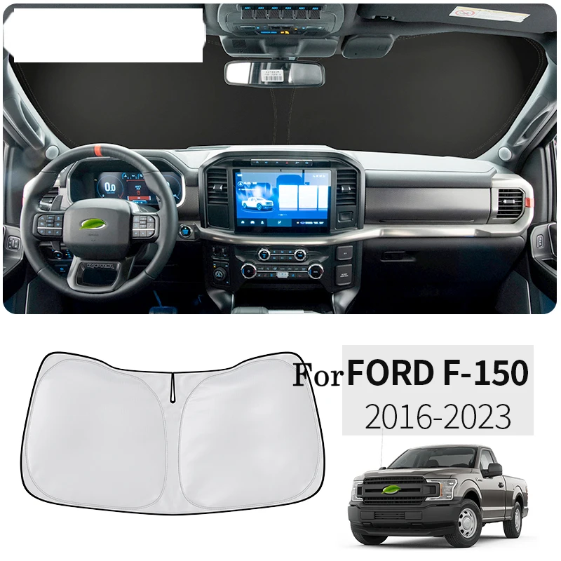 Для Ford F150 F-150 2016-2023 солнцезащитный козырек на переднее окно, Стайлинг автомобиля, наноизоляционный козырек от солнца на лобовое стекло, аксессуары для интерьера
Для Ford F150 F-150 2016-2023 солнцезащитный козырек на переднее окно, Стайлинг автомобиля, наноизоляционный козырек от солнца на лобовое стекло, аксессуары для интерьера