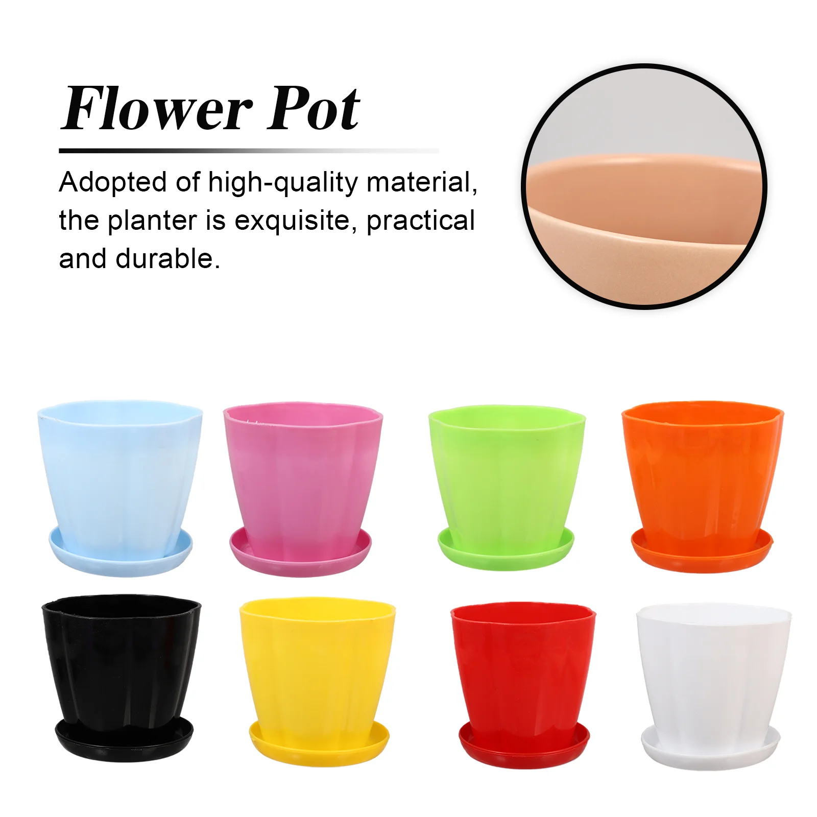 10 Pcs Foldable Petal Plastic Flower Pot Exquisite Practical Balcony Window Table Desk Living Room Bedroom Drainage Hole
10 Pcs Foldable Petal Plastic Flower Pot Exquisite Practical Balcony Window Table Desk Living Room Bedroom Drainage Hole