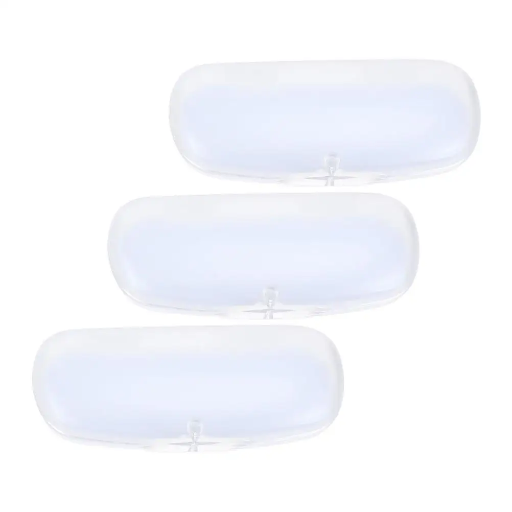3 Pcs Glasses Storage Box Clear Hard Plastic Eyeglass Pvc Holder Travel Lightweight Portable Durable Safe Frosted Box Protector
3 Pcs Glasses Storage Box Clear Hard Plastic Eyeglass Pvc Holder Travel Lightweight Portable Durable Safe Frosted Box Protector