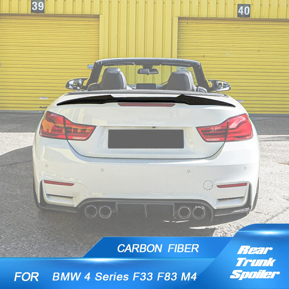 Rear Racing Spoiler for BMW F33 F83 M4 Convertible 2014-2019 Carbon Fiber Car Trunk Spoiler Rear Wing Spoiler HighKick Body Kits
Rear Racing Spoiler for BMW F33 F83 M4 Convertible 2014-2019 Carbon Fiber Car Trunk Spoiler Rear Wing Spoiler HighKick Body Kits