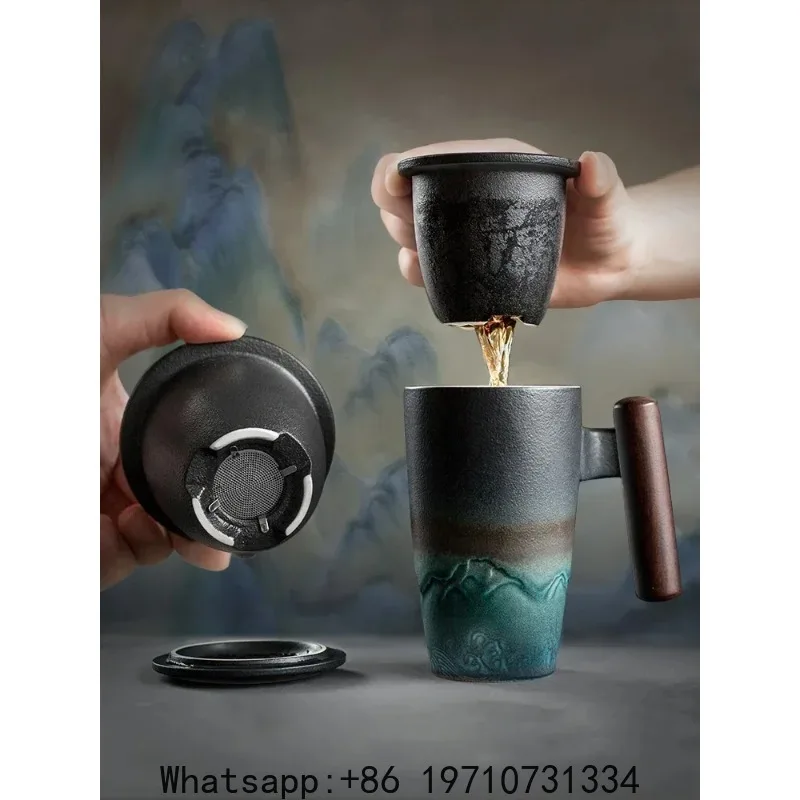 Creative Retro Mug Ceramic Large Tea Cup Coffee Handmade Pottery Mug Cups and Mugs Business Gift Set Bol Traditionnel Chinois
Creative Retro Mug Ceramic Large Tea Cup Coffee Handmade Pottery Mug Cups and Mugs Business Gift Set Bol Traditionnel Chinois