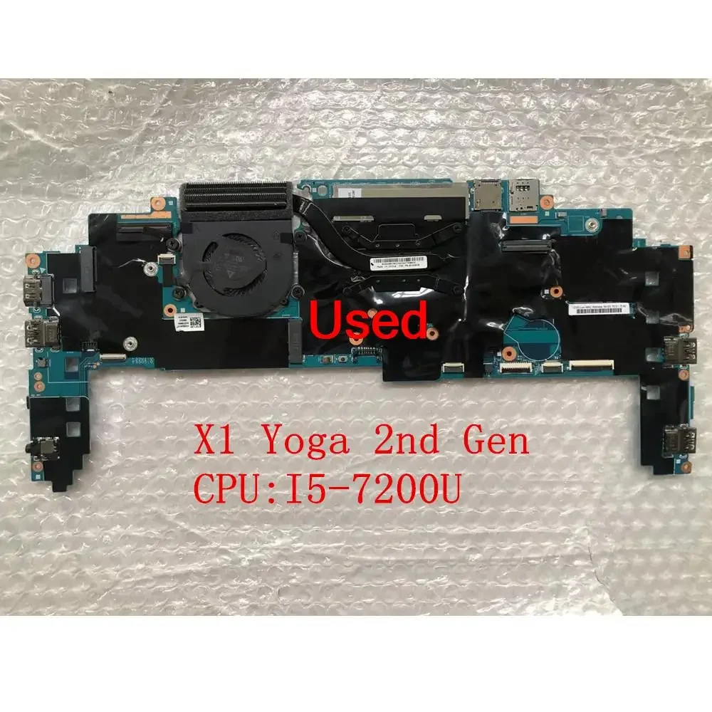 Used For Lenovo ThinkPad X1 Yoga 2nd Gen I5-7200U 8GB Laptop Motherboard FRU 01AX845 01YR141 5B20V13702
Used For Lenovo ThinkPad X1 Yoga 2nd Gen I5-7200U 8GB Laptop Motherboard FRU 01AX845 01YR141 5B20V13702