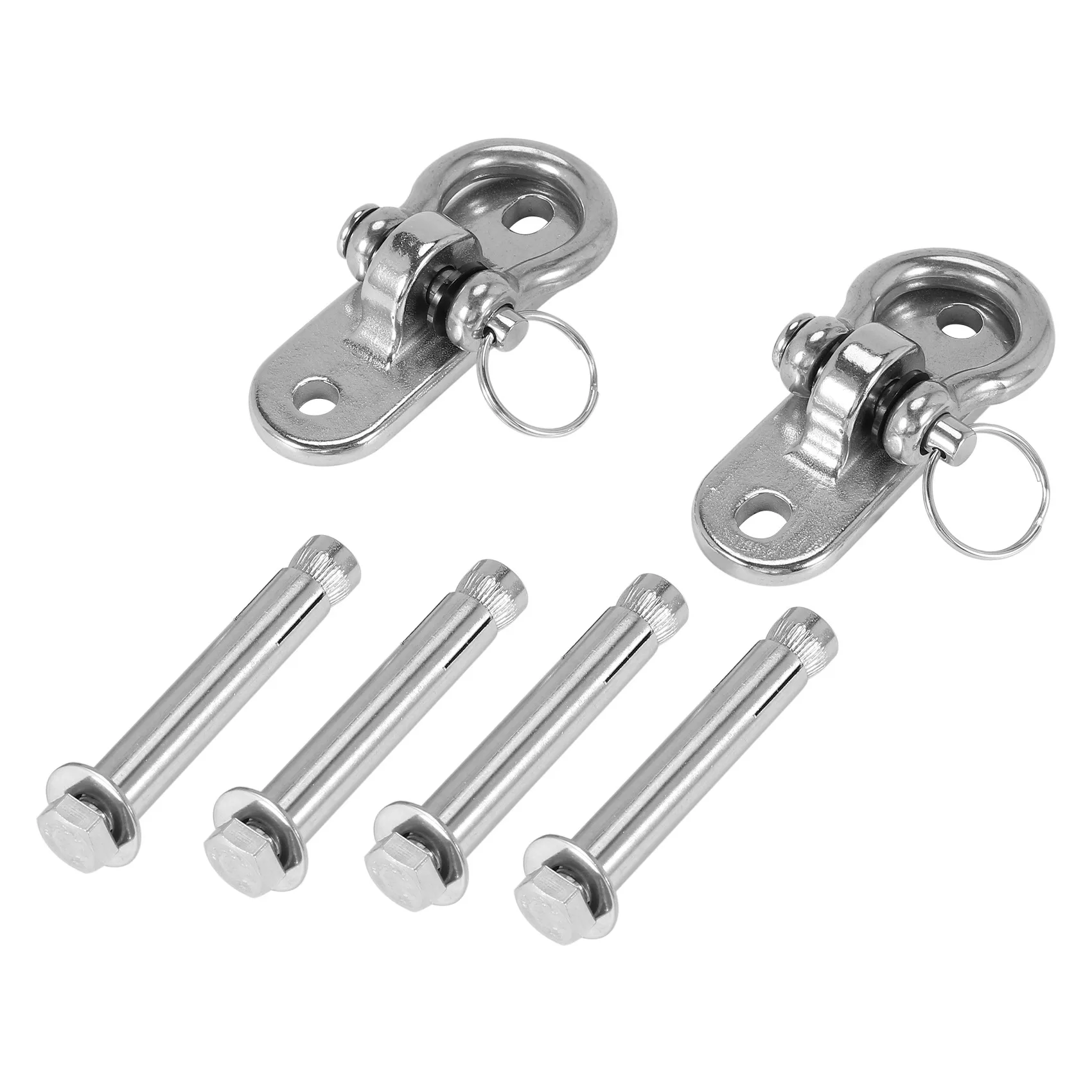 A88M Stainless Steel 304 Heavy Duty Swing Hangers Swing Sets 250Kg Capacity for Swing and Yoga Hammock Chair Sandbag
A88M Stainless Steel 304 Heavy Duty Swing Hangers Swing Sets 250Kg Capacity for Swing and Yoga Hammock Chair Sandbag