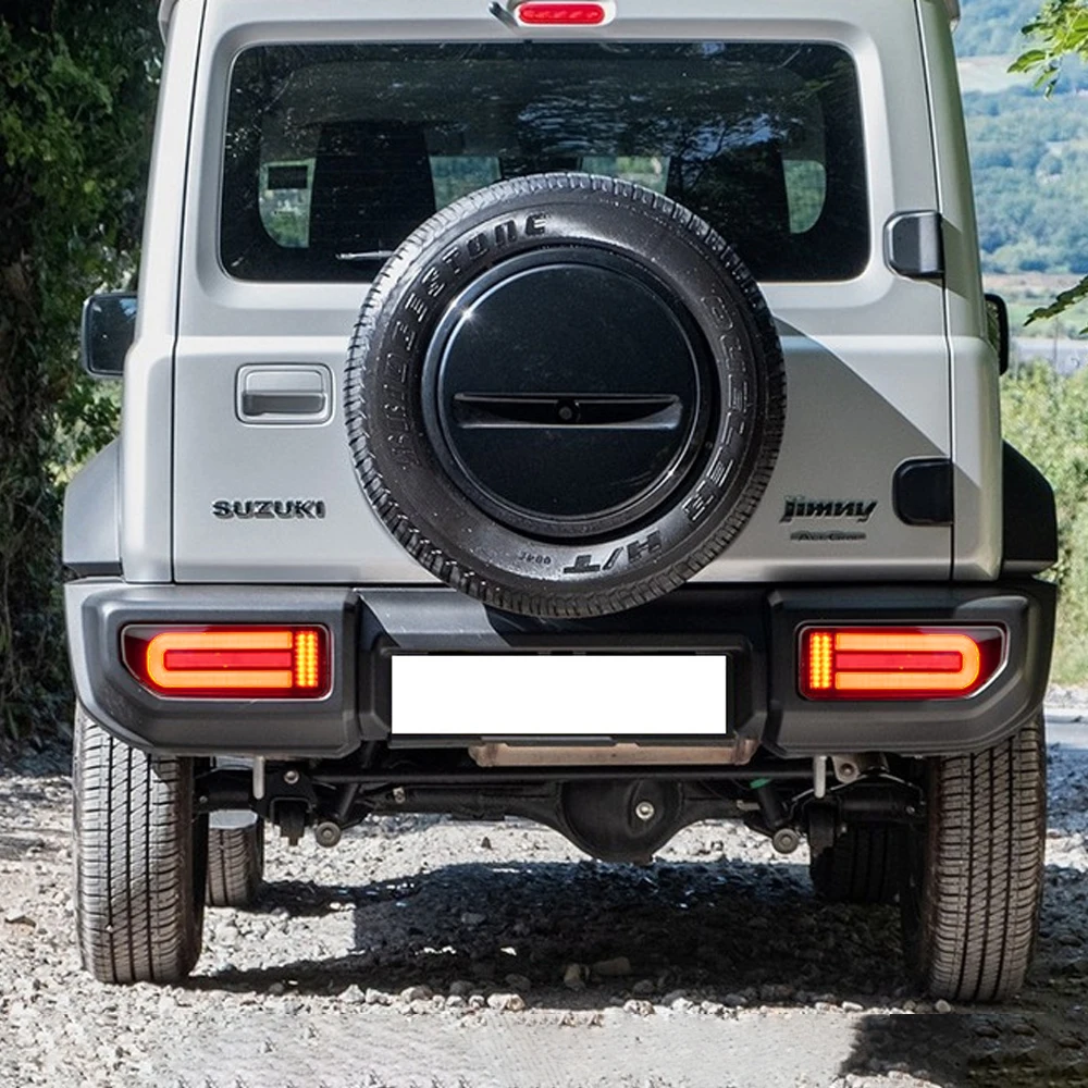 Светодиодные задние фонари в сборе для Suzuki Jimny 2019-2024: обновленные задние фонари с динамической анимацией запуска и функцией указателя поворота
Светодиодные задние фонари в сборе для Suzuki Jimny 2019-2024: обновленные задние фонари с динамической анимацией запуска и функцией указателя поворота