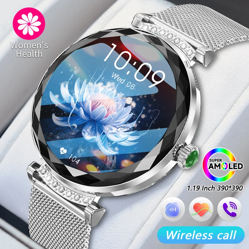 LIGE 1.19 Inch Female Fashion Smart Watch AMOLED Bluetooth Call Women Sport Fitness Tracker Health Monitor Smartwatch Lady Gift
LIGE 1.19 Inch Female Fashion Smart Watch AMOLED Bluetooth Call Women Sport Fitness Tracker Health Monitor Smartwatch Lady Gift